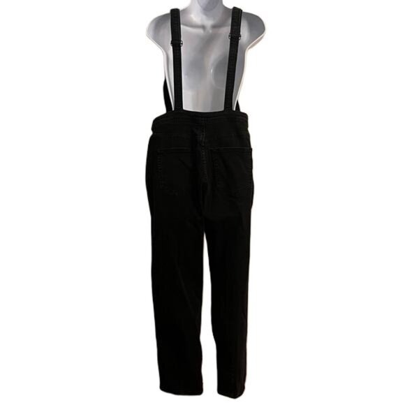 BDG Black Denim Overalls Jumpsuit Women's Size Medium - Picture 4 of 5
